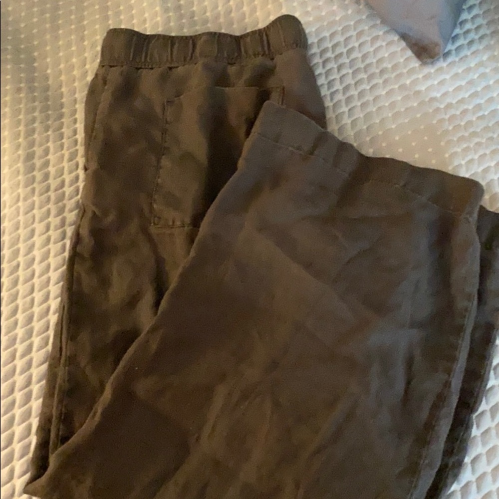 Large gray/blue linen pant